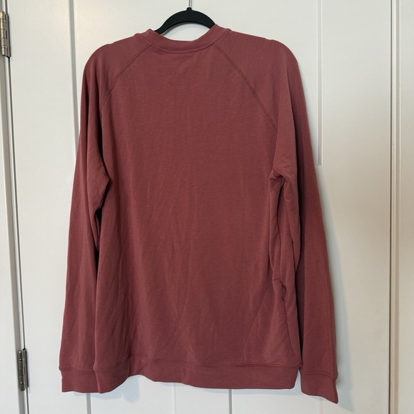 NEW Flylow Donner Crew Men's Shirt Men's Size Large Red Garnet Sweatshirt $125 - Picture 6 of 7